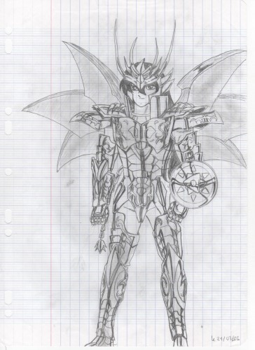 Fonds d'cran Art - Crayon Manga - Saint Seiya Shiryu, Saint Seiya