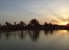 Fonds d'cran Voyages : Afrique Coucher de soleil  Marrakech