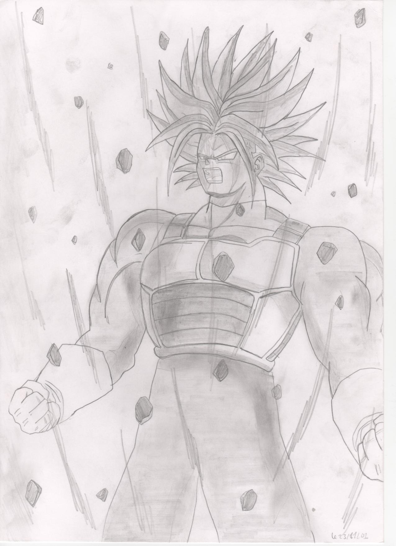 Wallpapers Art - Pencil Manga - Dragon Ball Z Trunks