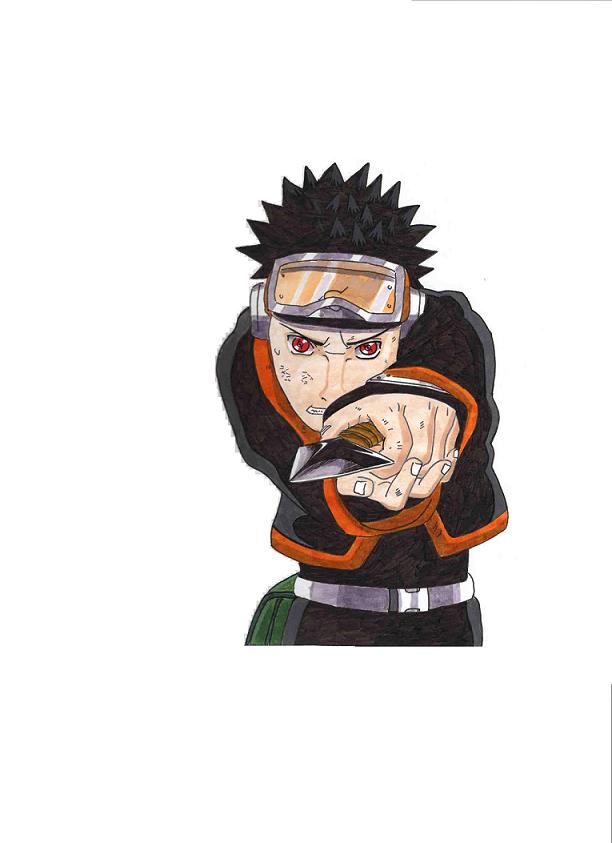 Wallpapers Art - Pencil Manga - Naruto obito