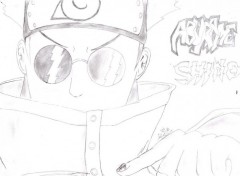 Wallpapers Art - Pencil Aburame Shino