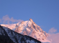 Fonds d'cran Nature L'Aiguille du Midi, depuis Chamonix