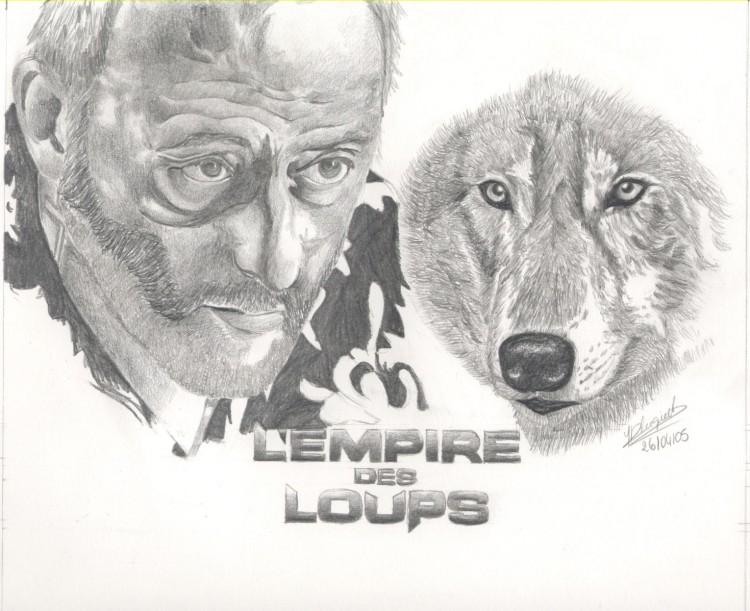 Wallpapers Art - Pencil Movies - TV Soaps Au talent de Jean Reno