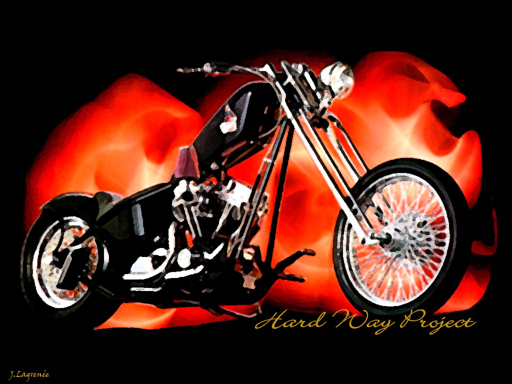 Fonds d'cran Motos Harley Davidson Hard Way Project