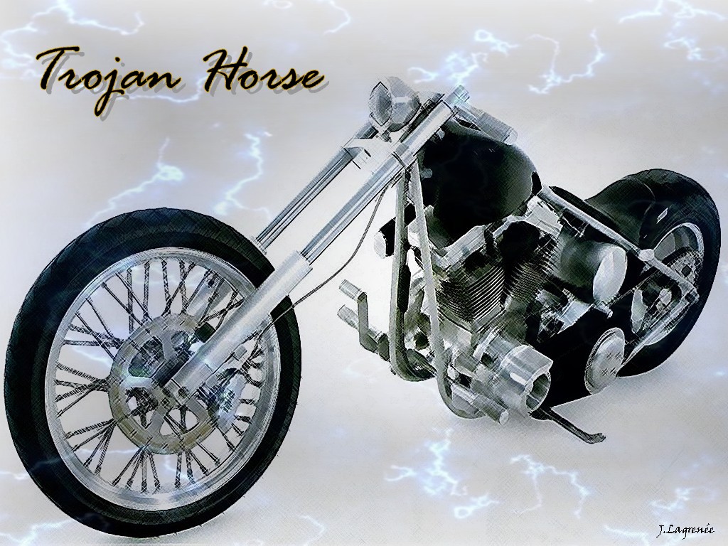 Wallpapers Motorbikes Harley Davidson Trojan Horse