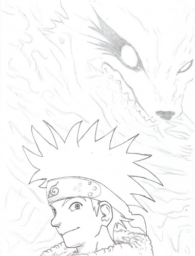 Fonds d'cran Art - Crayon Manga - Naruto naruto4