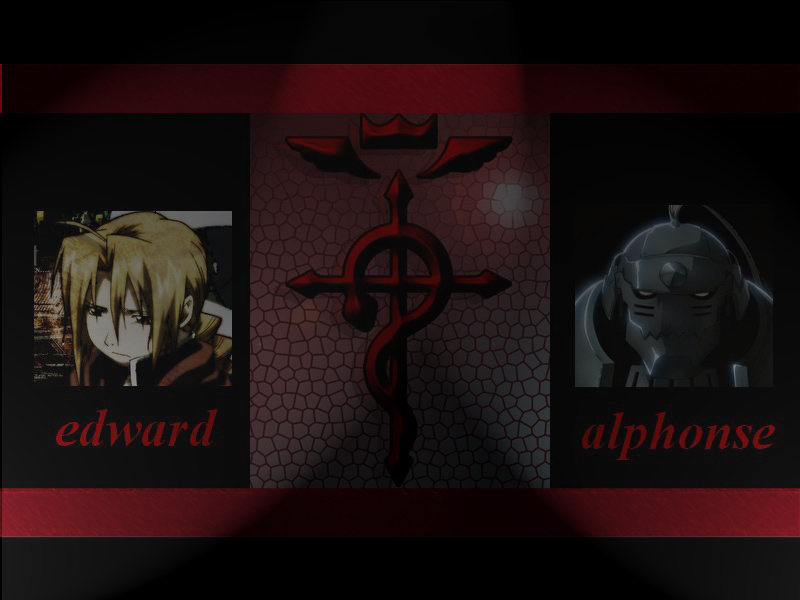 Fonds d'cran Manga Full Metal Alchemist freres