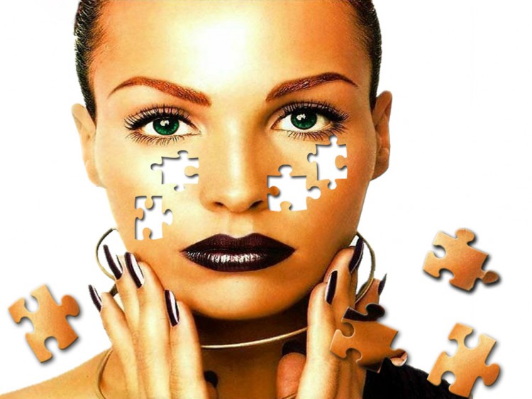 Wallpapers Digital Art Abstract Puzzle face