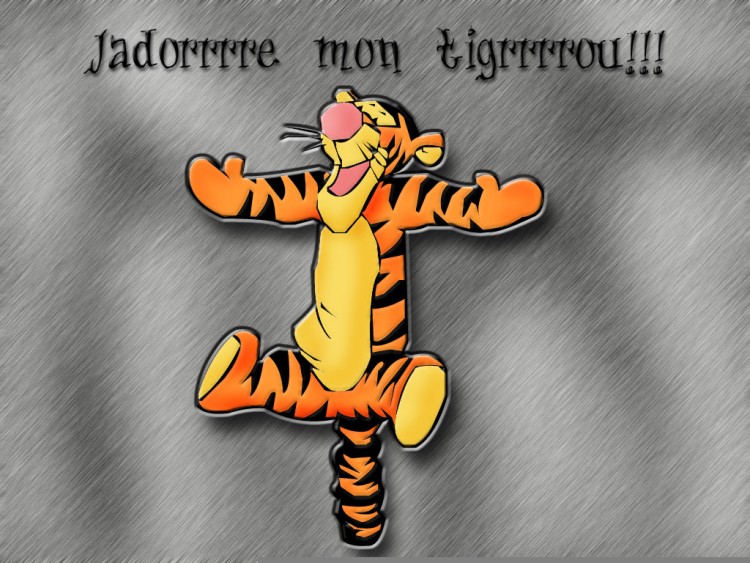 Wallpapers Cartoons Tigrou J'l'adore