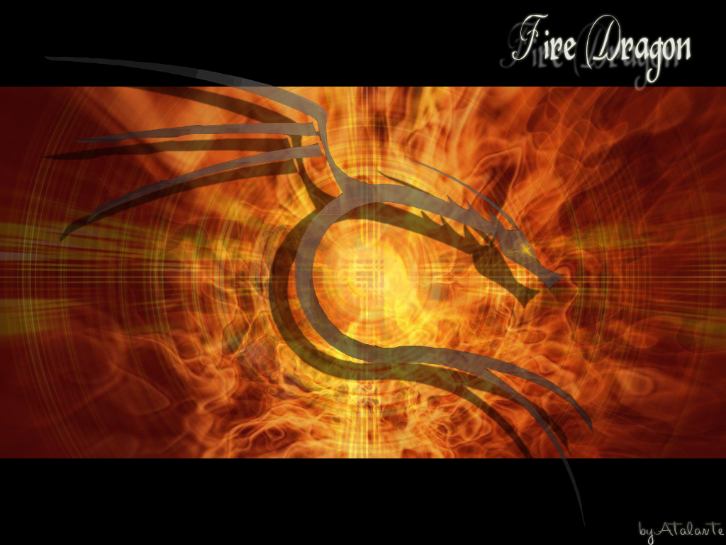 Wallpapers Digital Art Abstract Fire Dragon