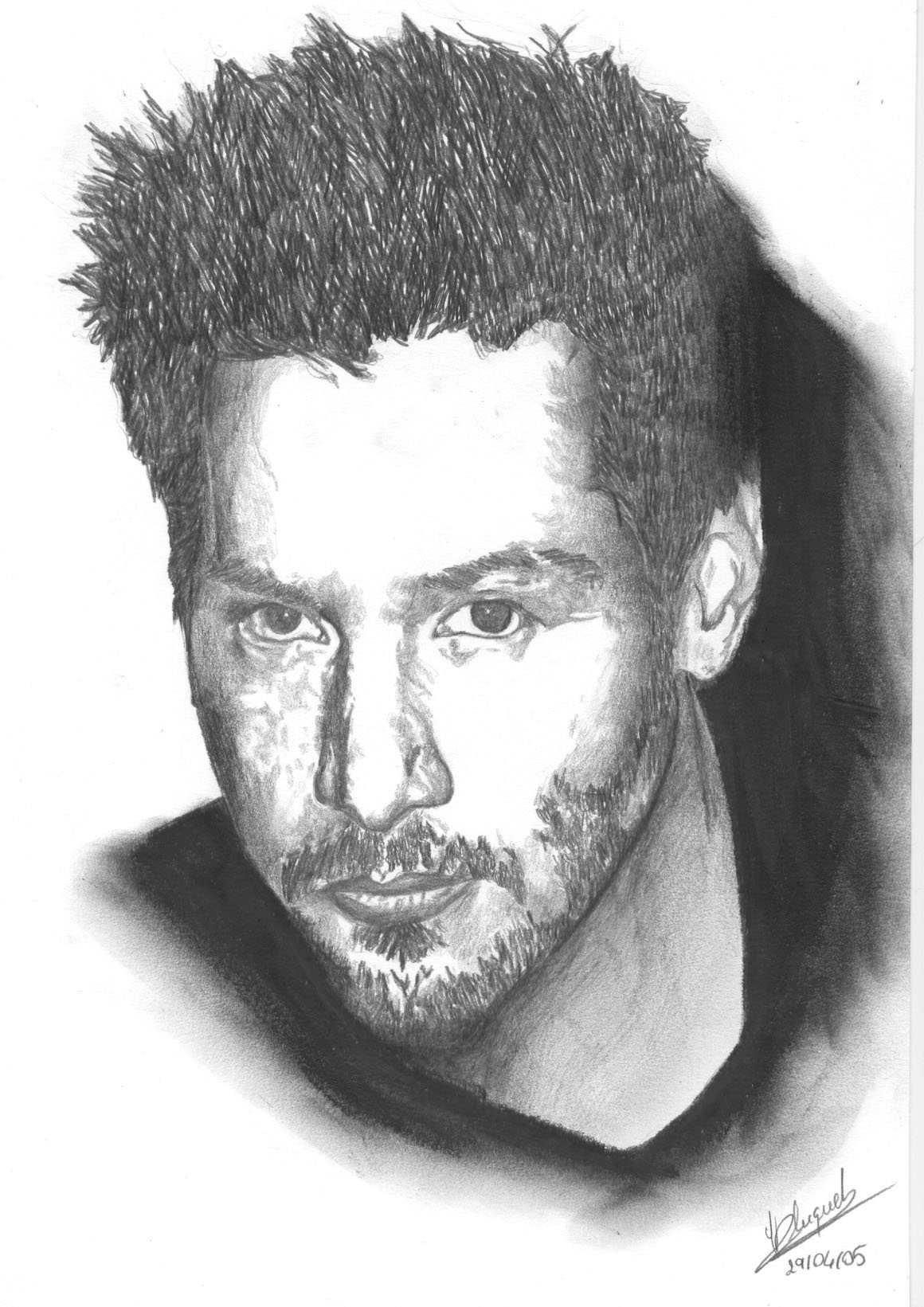 Wallpapers Art - Pencil Portraits Keanu Revees