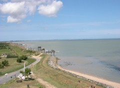 Wallpapers Nature l'estuaire de la Gironde, pas loin de Soulac