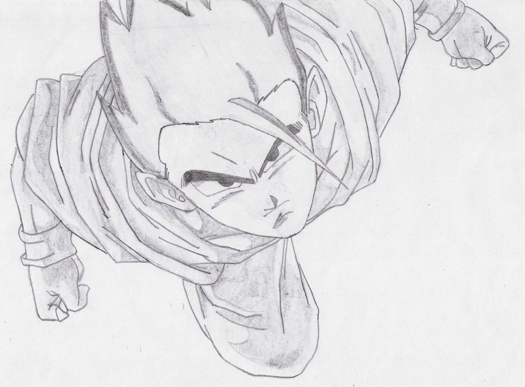 Wallpapers Art - Pencil Manga - Dragon Ball Z gohan