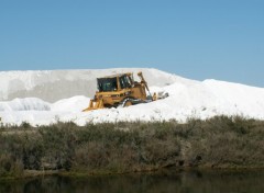 Fonds d'cran Transports divers montagne de sel