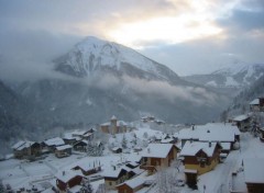 Fonds d'cran Nature La valle de Courchevel