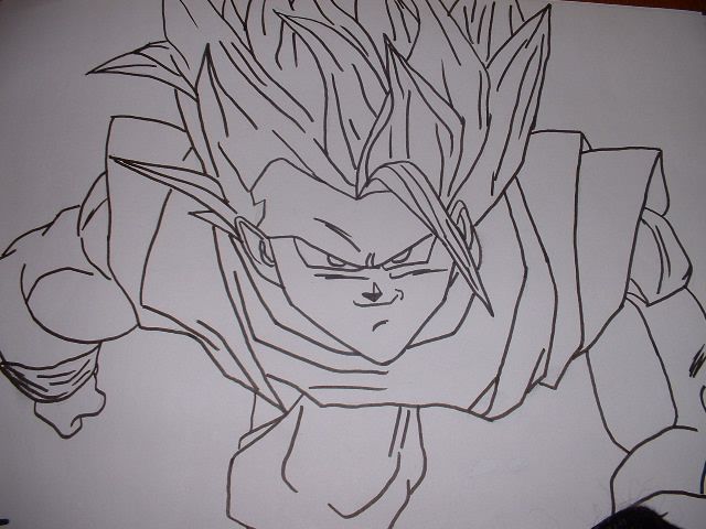 Wallpapers Art - Pencil Manga - Dragon Ball Z goku ssj2