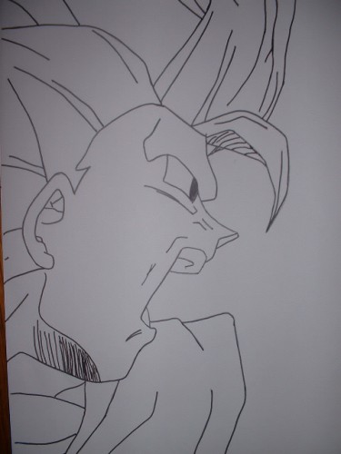 Wallpapers Art - Pencil Manga - Dragon Ball Z goku ssj1