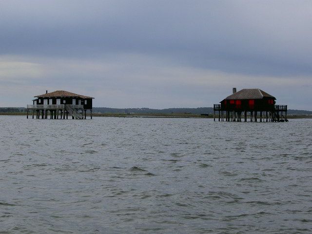 Fonds d'cran Nature Mers - Ocans - Plages cabanes Tchanques- bassin d'arcachon