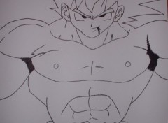 Wallpapers Art - Pencil goku ssj1