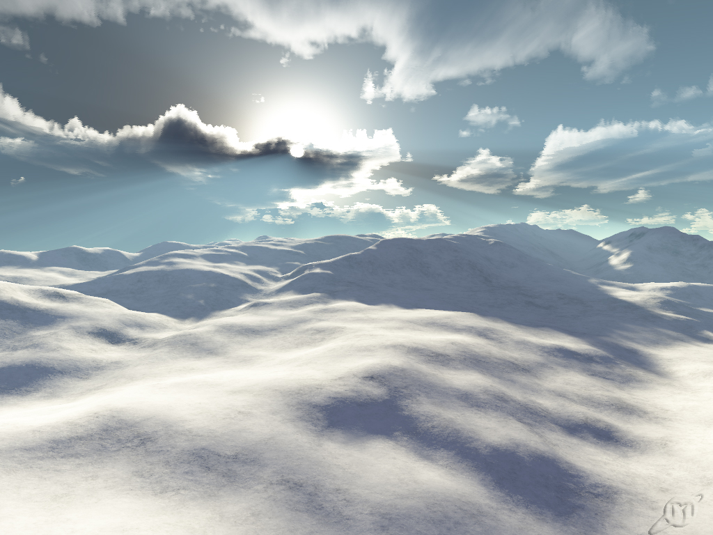 Wallpapers Digital Art 3D - Terragen Fraicheur mais pas froideur