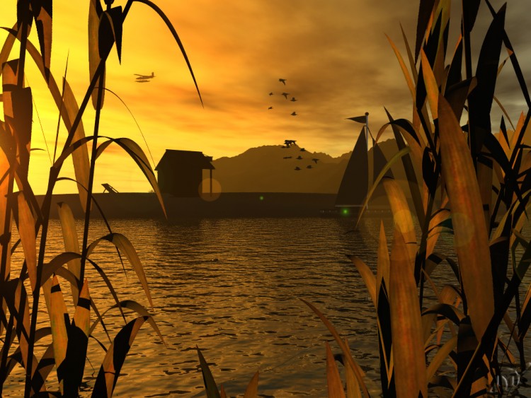 Wallpapers Digital Art 3D - Vue Paradise