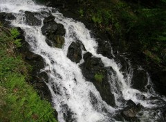 Fonds d'cran Nature petite chute de riviere