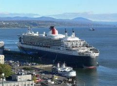 Fonds d'cran Bateaux Le Queen Mary 2  Qubec