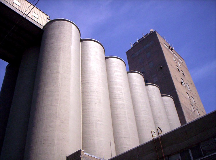 Fonds d'cran Constructions et architecture Industries Montral- silo