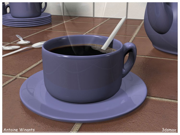 Wallpapers Digital Art 3D Tasse de caf