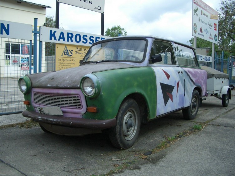 Wallpapers Cars Trabant 601 Trabant break avec remorque