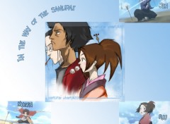 Fonds d'cran Manga Samurai Champloo - Blue Wall