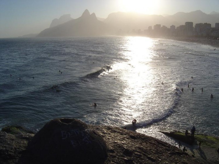 Wallpapers Trips : South America Brazil Ipanema Sunset, Rio de Janeiro