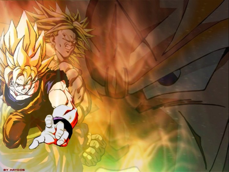 Fonds d'cran Manga Dragon Ball Z GOKU ET BROLY