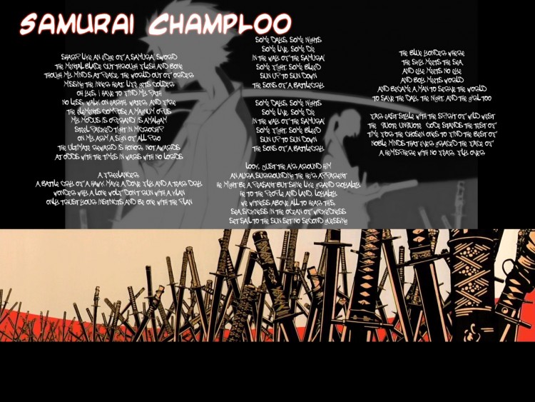 Fonds d'cran Manga Samurai Champloo Samurai Champloo - Opening Lyrics