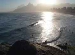 Fonds d'cran Voyages : Amrique du sud Ipanema Sunset, Rio de Janeiro