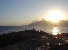 Fonds d'cran Voyages : Amrique du sud Ipanema Sunset II