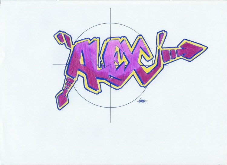 Fonds d'cran Art - Peinture Graffitis Alex'