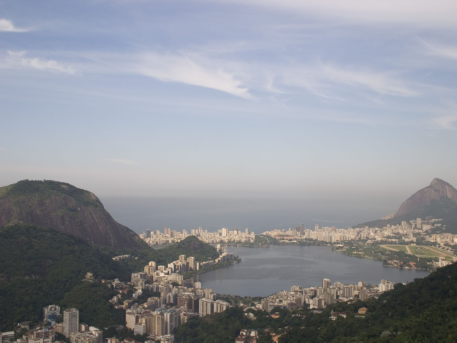 Wallpapers Trips : South America Brazil Brazil View of Lagoon in Rio