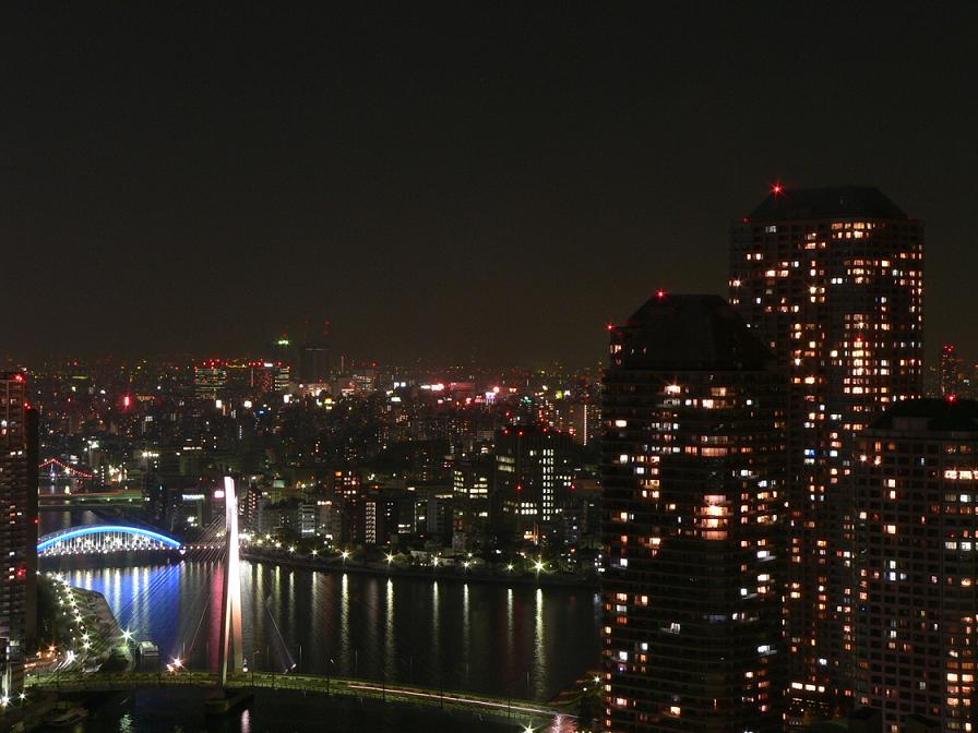 Wallpapers Trips : Asia Japan Baie de Tokyo de nuit