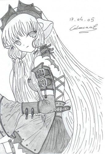 Wallpapers Art - Pencil Manga - Chobits chobitS