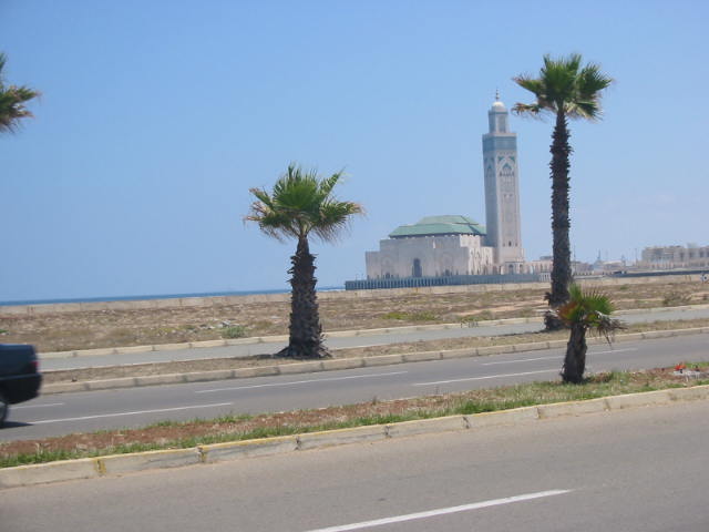 Fonds d'cran Voyages : Afrique Maroc Mosque Hassan II  Casablanca