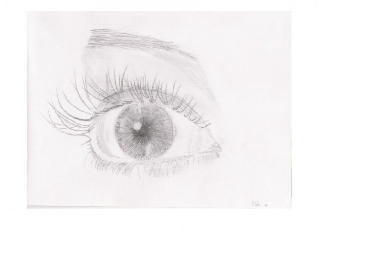 Fonds d'cran Art - Crayon Yeux OEIL