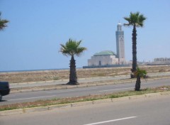 Fonds d'cran Voyages : Afrique Mosque Hassan II  Casablanca