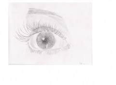 Fonds d'cran Art - Crayon OEIL