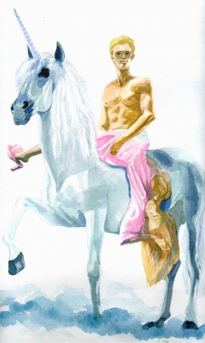 Fonds d'cran Art - Peinture Fantasy Rve de licorne