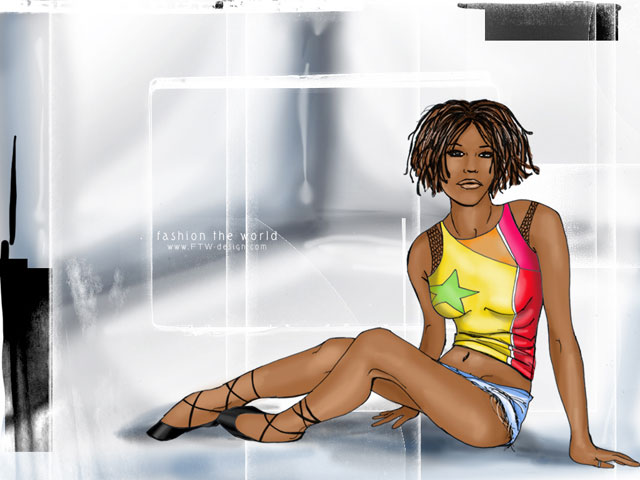 Wallpapers Digital Art Fashion Jamaican Girl