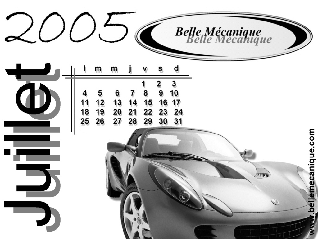 Wallpapers Cars Miscellaneous CALENDRIER 2005