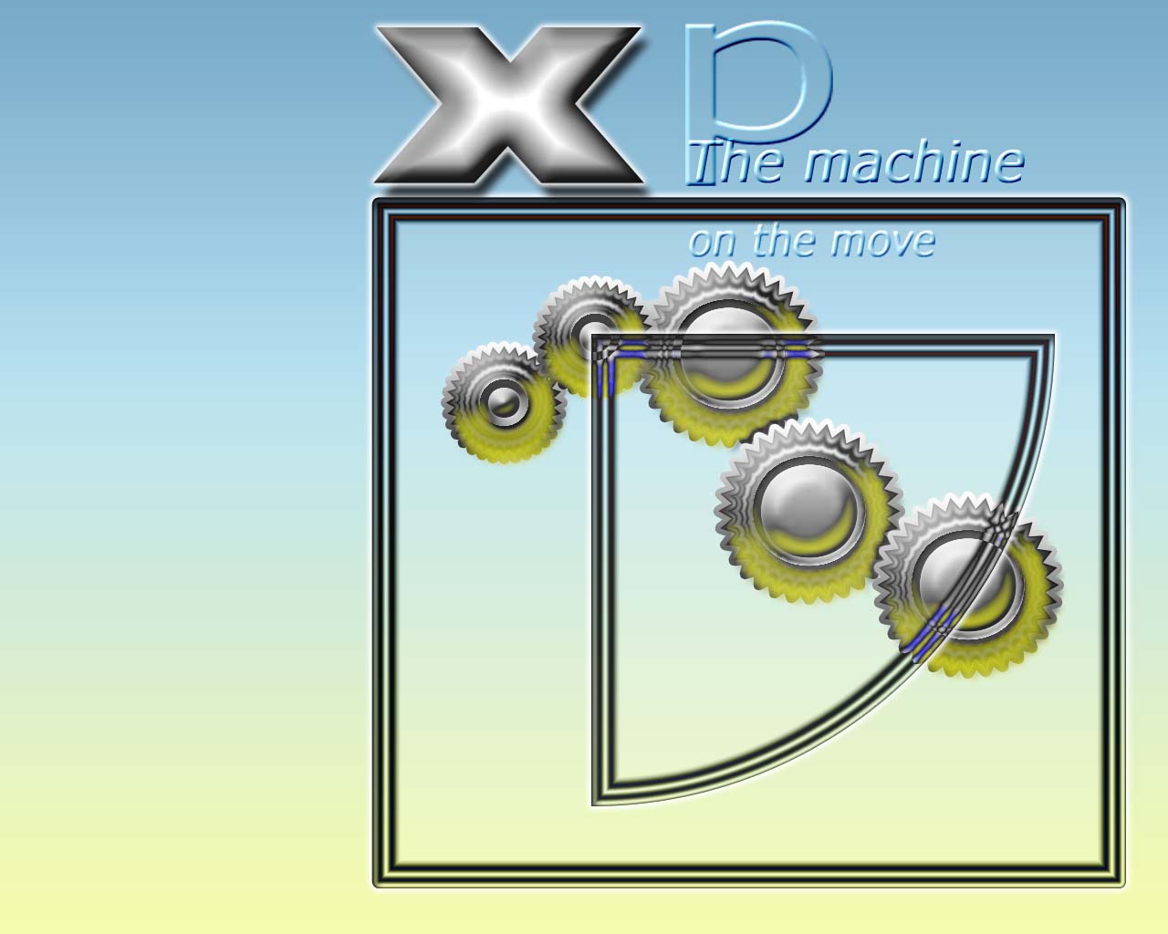 Fonds d'cran Informatique Windows XP the machine