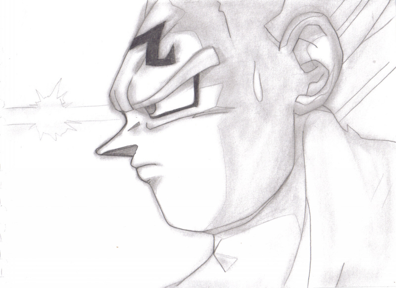 Fonds d'cran Art - Crayon Manga - Dragon Ball Z bad vegeta