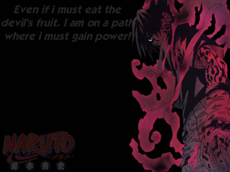 Wallpapers Manga Naruto Sasuke gothik